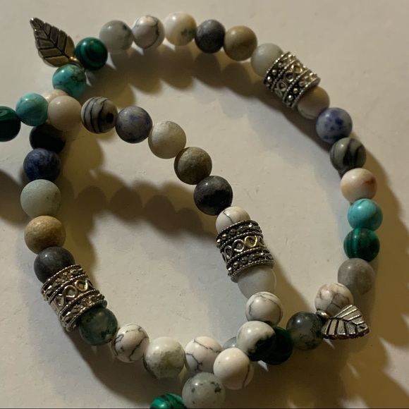 5 for 20 set of 2 boho beaded sewing eye bracelets - Picture 5 of 7